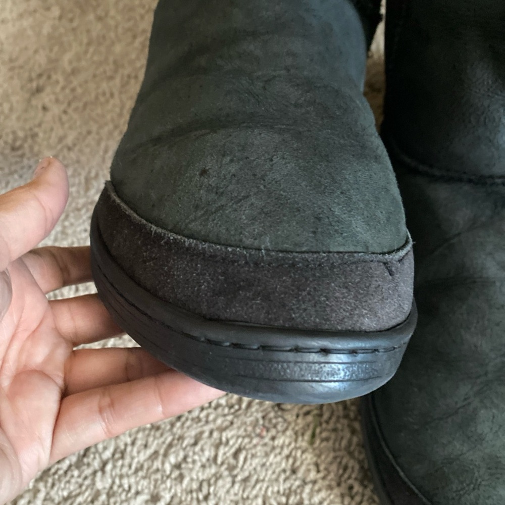 ♥️SOLD♥️Original UGG Australia black Suede Winter Boots - Picture 8 of 17